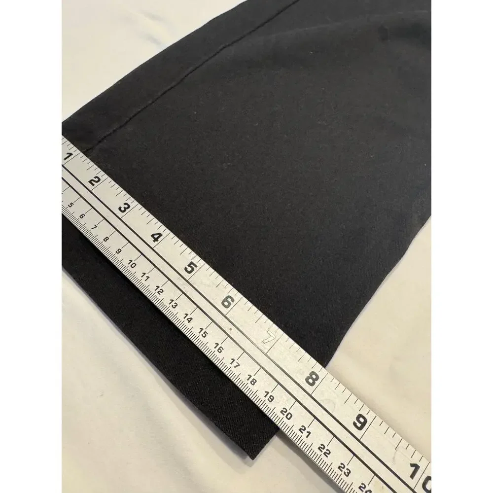 Mark Twain Elderwear Boys Uniform Pants 29x30 Black Tapered‎ Flat Front Pocket